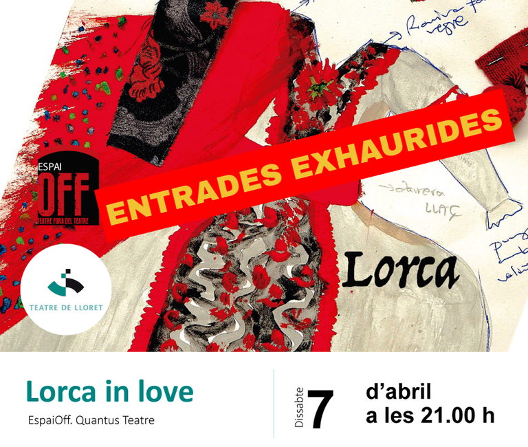 “Lorca in love”, de Quantus Teatre, arriba aquest dissabte amb totes les entrades exhaurides
