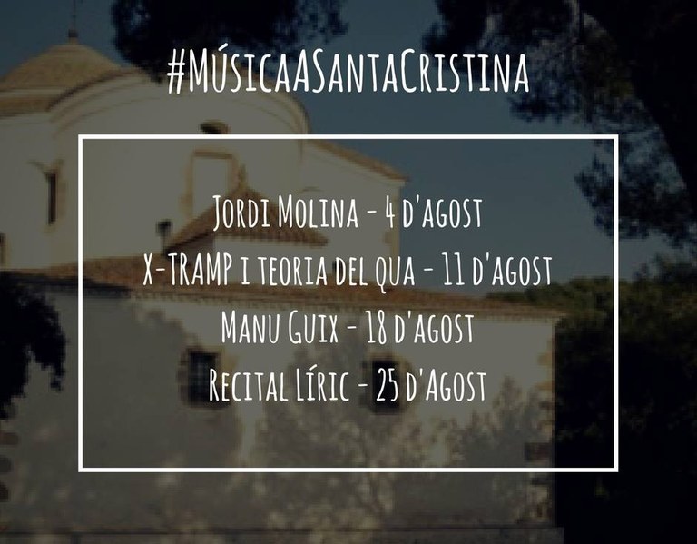 El músic Jordi Molina obre el proper divendres 4 d’agost un nou cicle de concerts d’estiu a Santa Cristina
