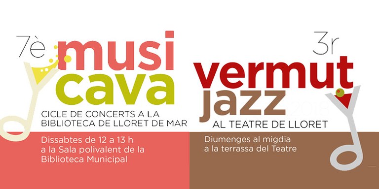 El proper mes de maig arriba una nova edició del Musicava a la Biblioteca i del Vermut Jazz al Teatre de Lloret