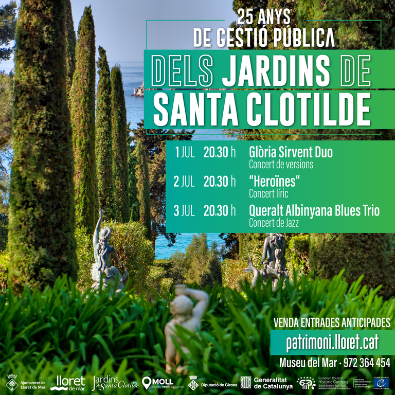 Els Jardins de Santa Clotilde de Lloret celebren 25 anys de gestió municipal pública