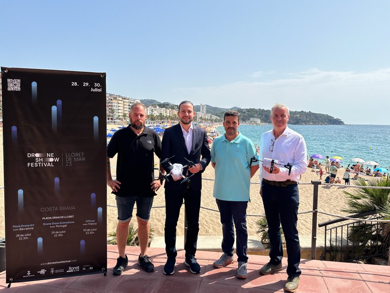 Empreses de Catalunya, França i Portugal participaran a la tercera edició del festival de drons de Lloret de Mar que referma el seu caràcter internacional