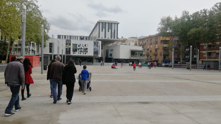 Es reobre l’accés peatonal a la Plaça Pere Torrent de Lloret i torna a entrar en funcionament el servei d’aparcament municipal