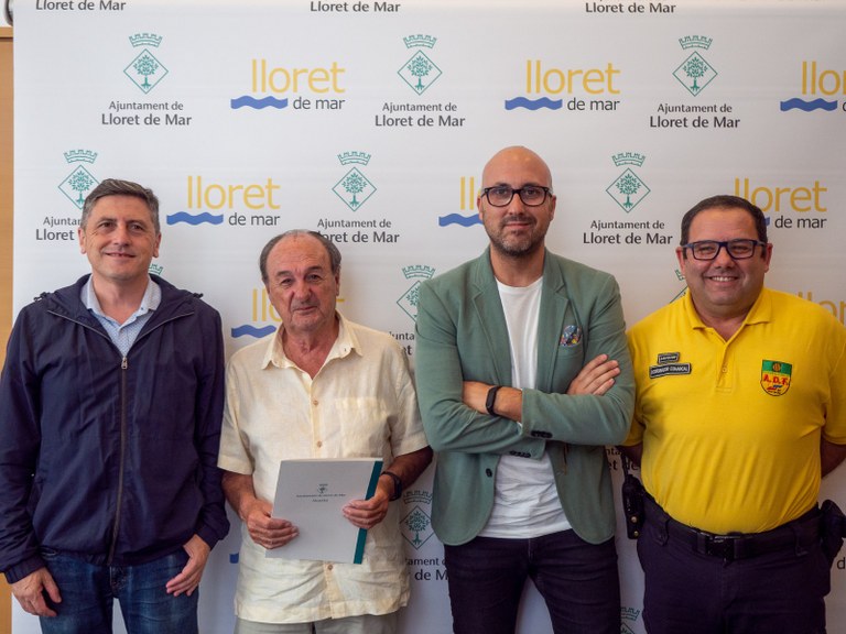 L’Ajuntament de Lloret signa un conveni amb l’Associació de Defensa Forestal pel desenvolupament del Pla d’Ordenació Forestal Municipal 