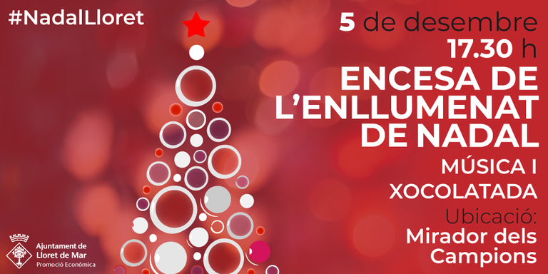 L’encesa de llum a Lloret serà el proper 5 de desembre