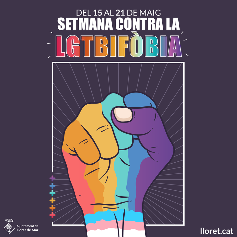 Lloret commemorarà el Dia contra la LGTBIfòbia amb actes de sensibilització i prevenció