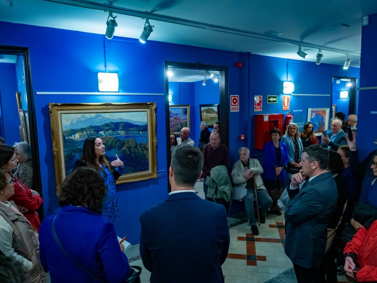 Lloret inaugura una exposició de pintura dedicada a Joan Sala Lloberas