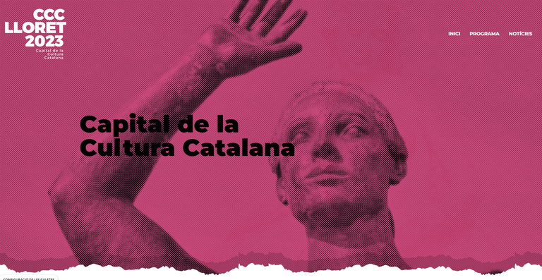 Lloret presenta la web de la Capital de la Cultura Catalana 2023