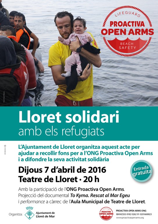 Lloret solidari amb els refugiats