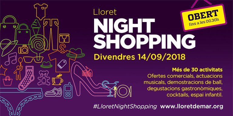 Més de 30 activitats animaran els carrers durant la Lloret Night Shopping