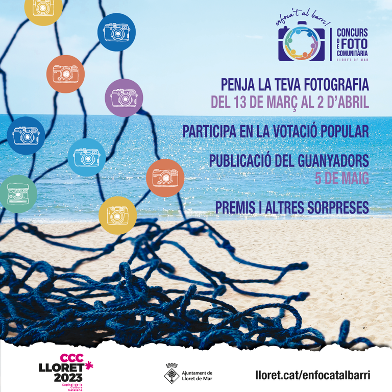 S’inicia el període de presentació de fotografies per a la segona edició del concurs de fotografia comunitària de Lloret 