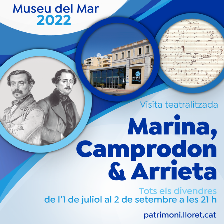 Una visita teatralitzada sobre l’òpera ‘Marina’ al Museu del Mar és una de les novetats de les visites d’estiu que s’organitzen a Lloret