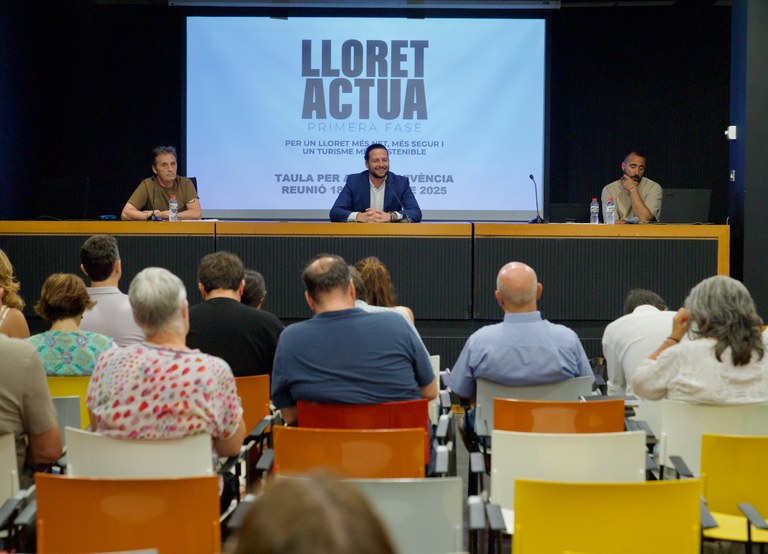 El Pla Lloret Actua impulsa la Taula per a la Convivència per afrontar els reptes de la convivència entre resident i turista