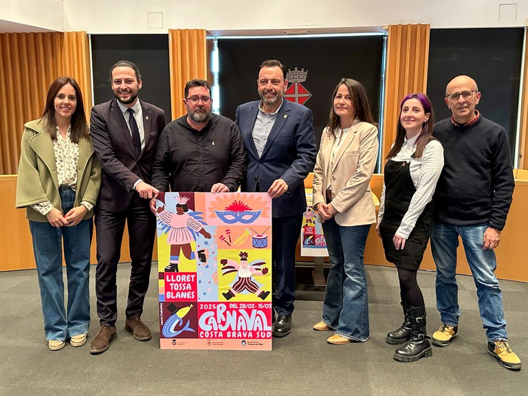 El XII Carnaval de la Costa Brava Sud 2025 congregarà més de 125.000 persones a Blanes, Lloret i Tossa per gaudir de les rues