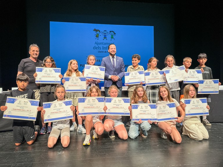 Els infants de Lloret proposen accions per un “Lloret sense fums” en la dissetena edició del Ple de l'Ajuntament dels Infants 