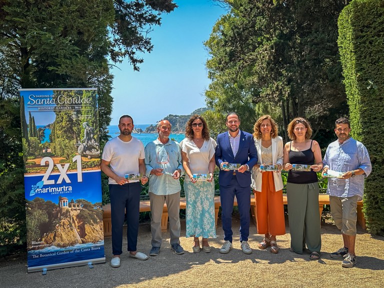 Els Jardins de Santa Clotilde i el Jardí Botànic Marimurtra signen un conveni de col·laboració per oferir entrades 2x1