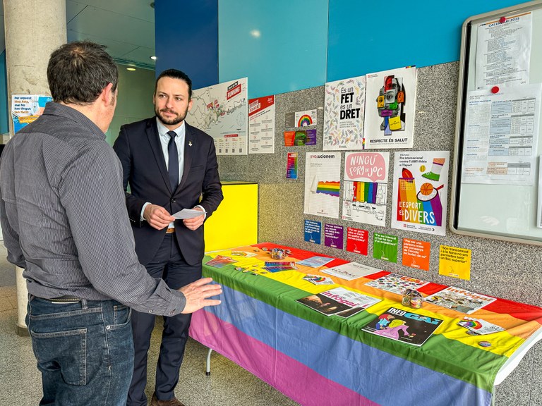 L’Ajuntament de Lloret commemora el Dia Internacional contra l’LGBTI-fòbia a l'Esport amb diferents espais informatius i de sensibilització a les instal·lacions esportives