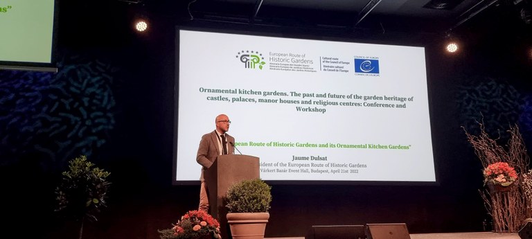 L’alcalde de Lloret, ponent en una conferència internacional sobre jardins històrics a Budapest