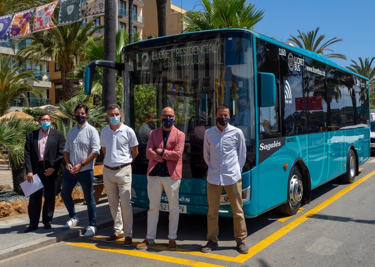 Lloret de Mar presenta un nou bus urbà que s’incorpora a la flota municipal de LloretBus
