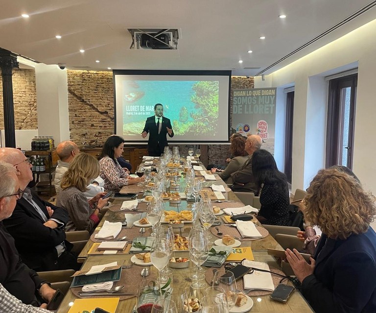 Lloret de Mar presenta un viatge gastronòmic per descobrir la cuina, la cultura i la natura de Lloret de Mar a la premsa de Madrid
