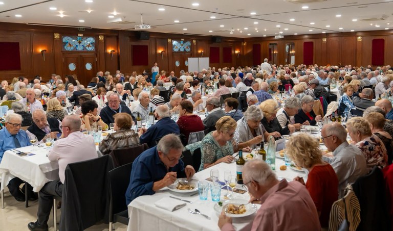 Més de 900 persones participen al 47è Homenatge a la Gent Gran en el marc de la Festa Major de Sant Romà de Lloret de Mar