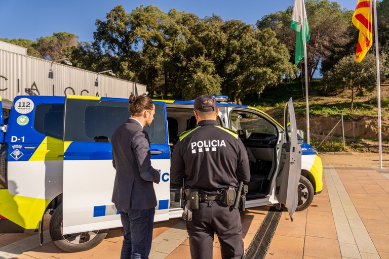 Nova furgoneta d’atestats a la Policia Local de Lloret