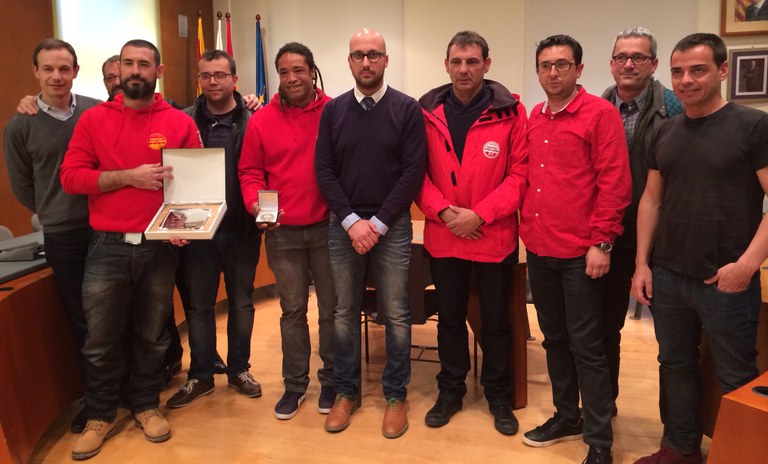 Reconeixement al lloretenc Joel Da Silva per la labor humanitària realitzada com a voluntari de la ONG Proactiva Open Arms a la illa grega de Lesbos