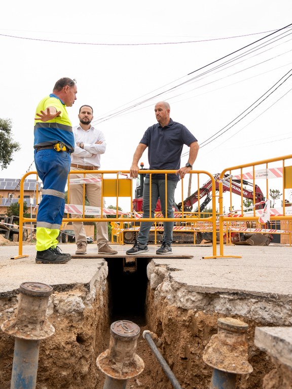 L’Ajuntament du a terme treballs de renovació i millora de la xarxa d’aigua potable a Lloret Residencial, La Creu i Lloret Blau