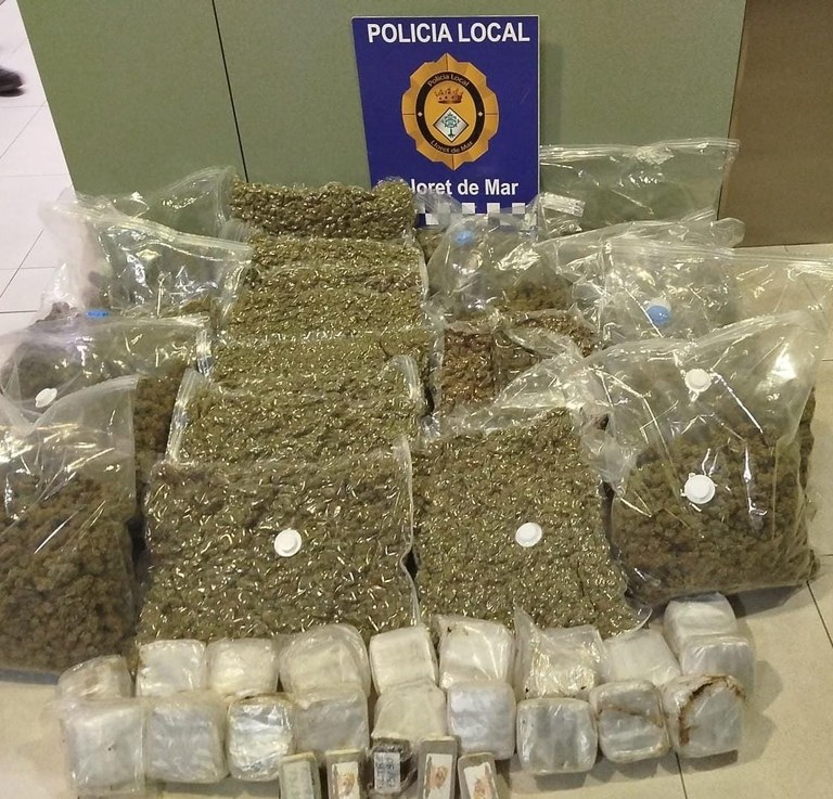 Tres detinguts en una operació policial per tràfic de drogues a Lloret de Mar