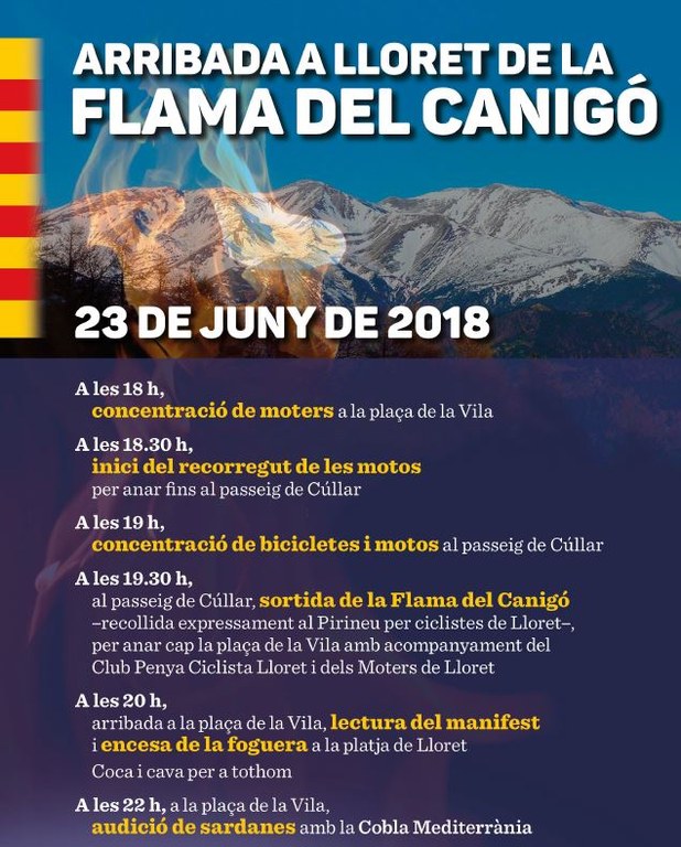 Arribada Flama del Canigó 