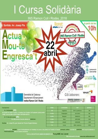  I Cursa Solidària ( Institut Ramon Coll i Rodés)
