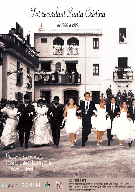 Projecció  'Tot Recordant Santa Cristina del 1980-1999'