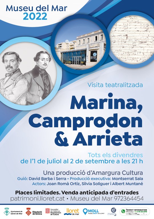 Marina, Camprodon i Arrieta (exhaurides)