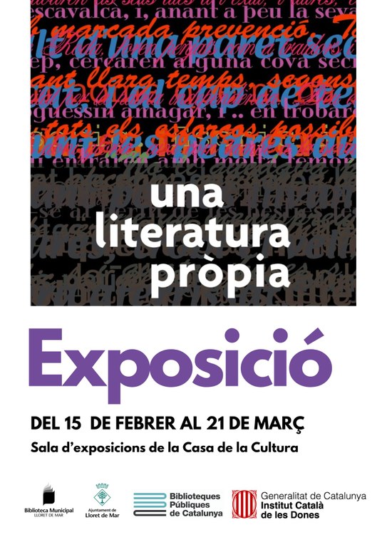 Exposició  'Una literatura pròpia,  dones escriptores'