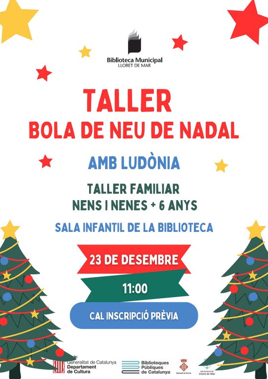 Taller Bola de neu de Nadal
