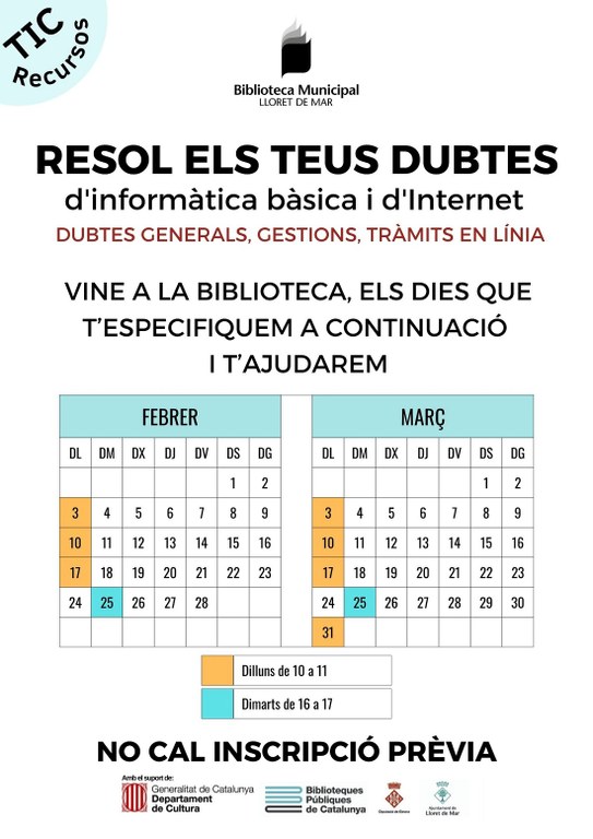 Resol els teus dubtes