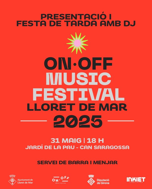 Presentació i festa de tarda amb Dj - ON.off Music Festival
