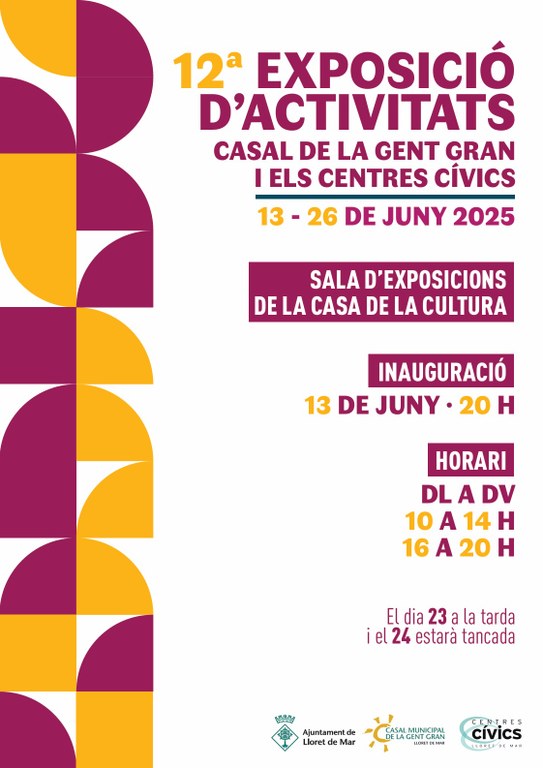 12ª Exposició d'activitats. Casal de la Gent Gran i Centres Cívics