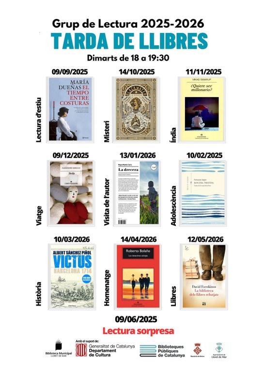 Tarda de Llibres. El tiempo entre costuras