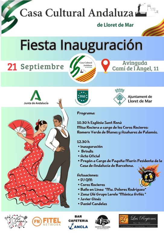 Inaguració seu Associació Cultural Casa d'Andalusia de Lloret 