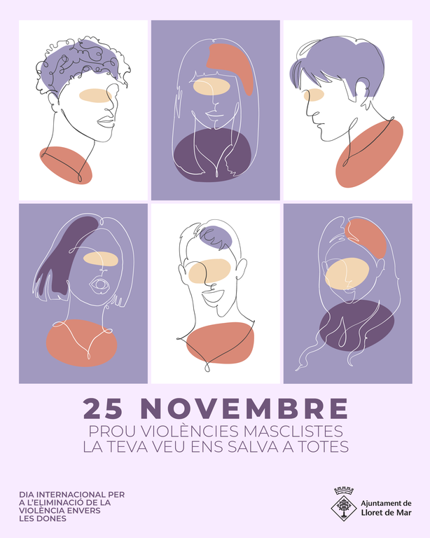 Commemoració del 25N: Dia Internacional per a l'eliminació de la violència vers les dones