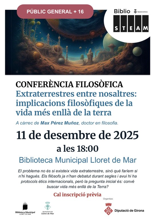 Conferència Filosòfica. 'Extraterrestres entre nosaltres'