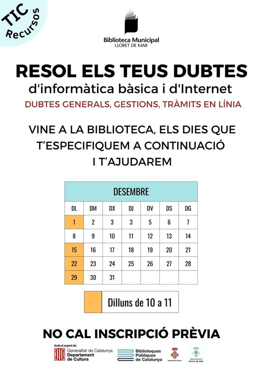 Resol els teus dubtes