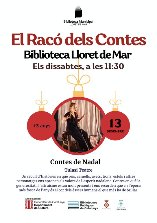 El Racó dels contes. +3 anys. Contes i postals de Nadal (contes+taller)