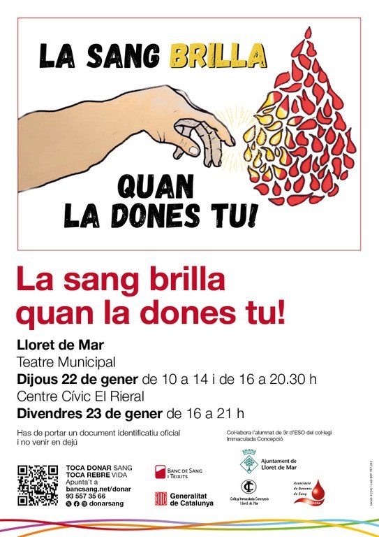 Campanya donació de sang al Teatre de Lloret de Mar