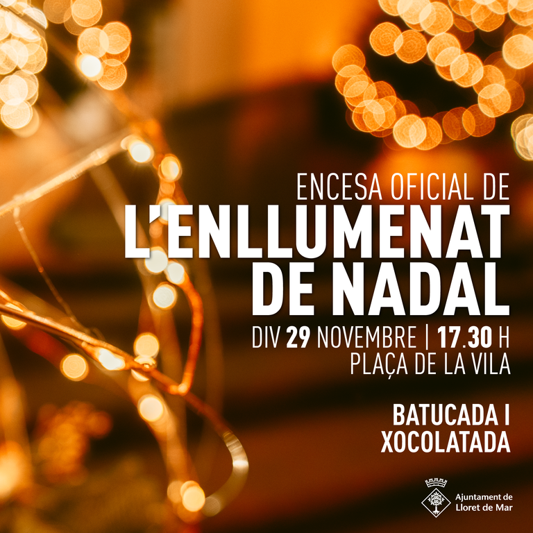 Encesa oficial enllumenat de Nadal