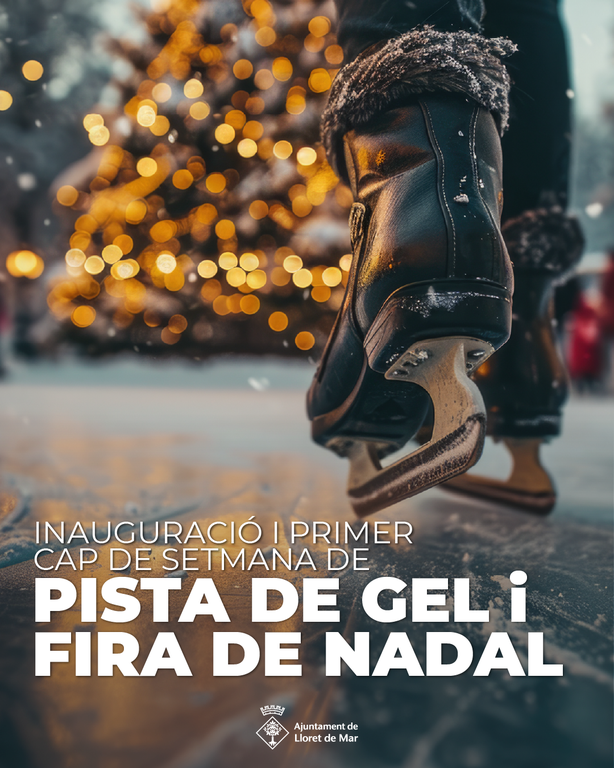 Inauguració de la pista de gel i la fira de Nadal