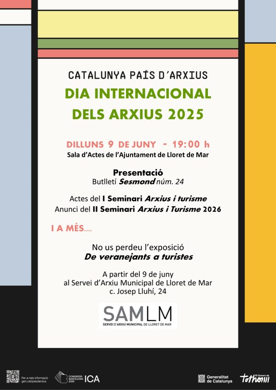 Dia Internacional dels Arxius 2025