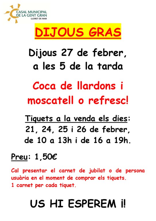 Berenar de Dijous Gras