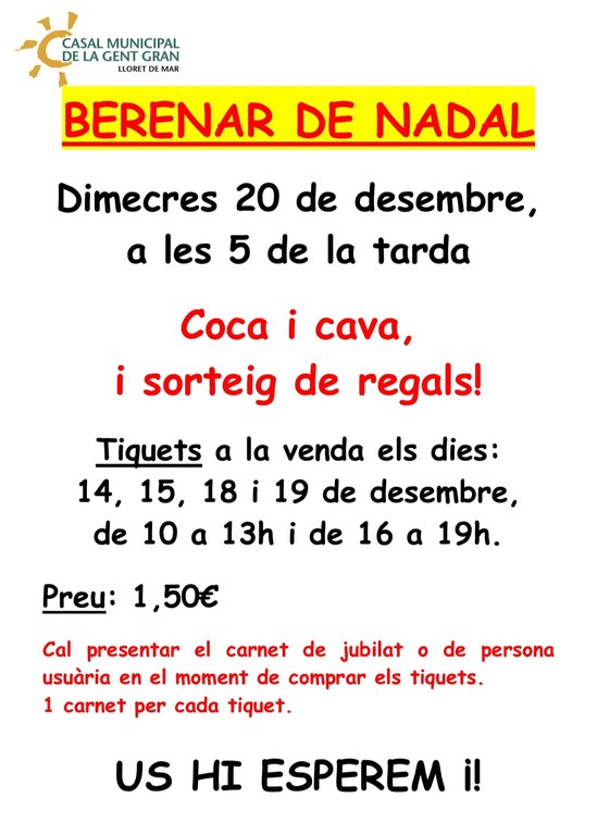 Berenar de Nadal 