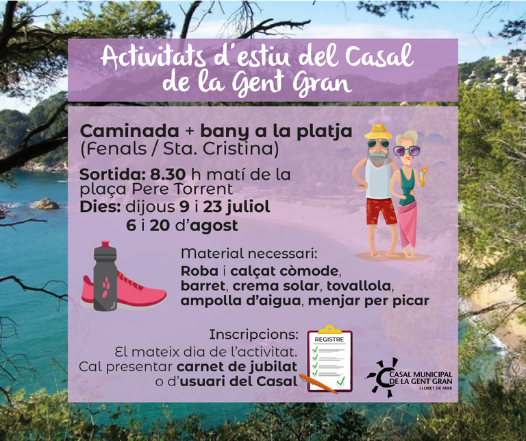 Caminada i bany 